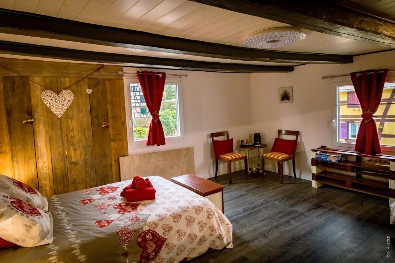 Gite Les Sabots De Paille, Alsace Haut-Rhin Ballesdorf Экстерьер фото